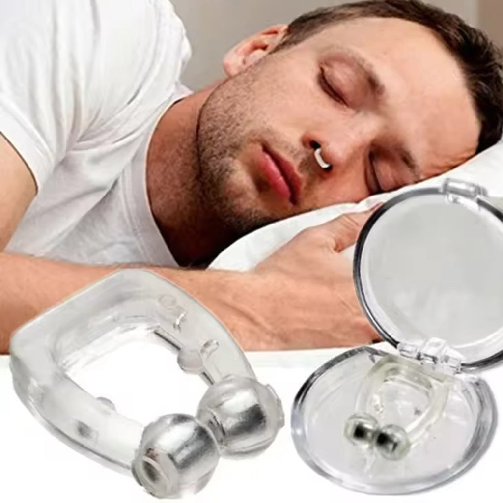 Pince Nez Magnétique Anti-ronflement Réutilisable - Facilitateur de Respiration