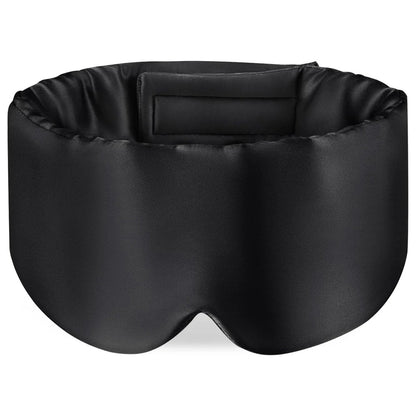 Masque de nuit Haute qualité en Soie de mûrier réglable, opaque et confortable