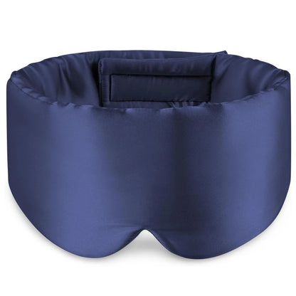 Masque de nuit Haute qualité en Soie de mûrier réglable, opaque et confortable